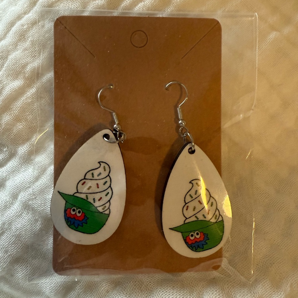 Phillie Phanatic Ice Cream Earrings